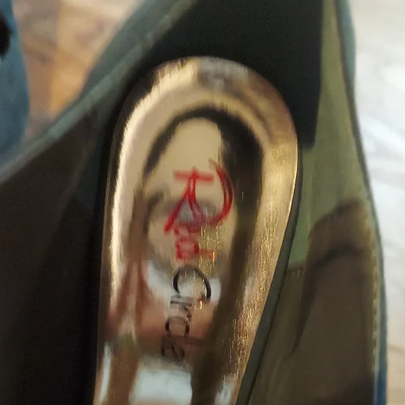 4 For $12 Red Circle Footwear Green Heeled Booties - Picture 3 of 10